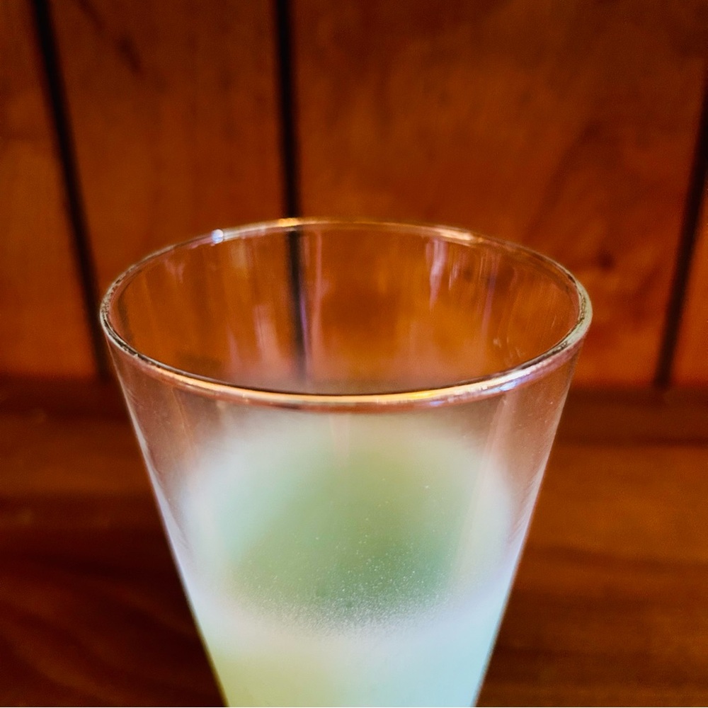 BLENDO Glassware 3 Stoplight Highball Frosted Tumblers 1960's MCM West Virginia - Picture 7 of 8